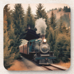 Dessous-de-verre Train à vapeur vintage