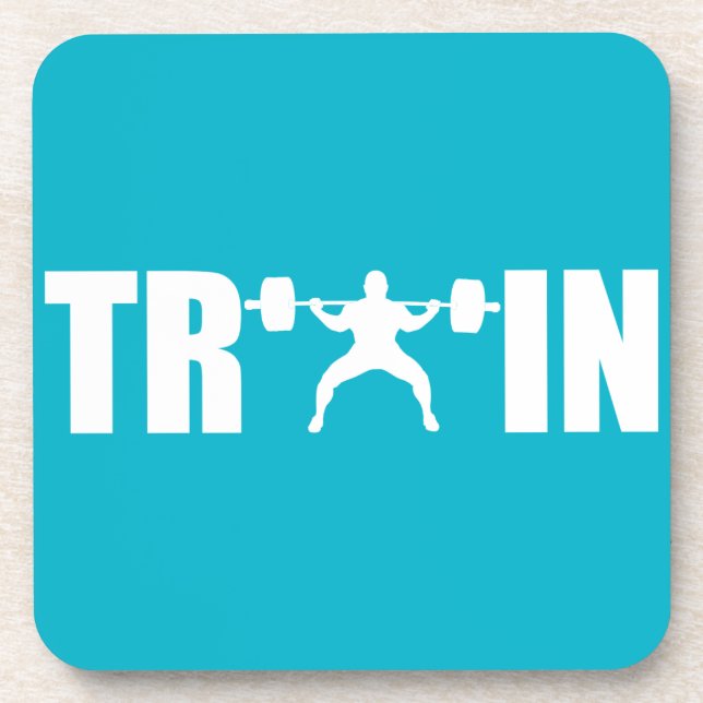 Dessous-de-verre TRAIN - Motivation Gym (Devant)