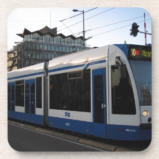 Dessous-de-verre Tram Amsterdam (Devant)