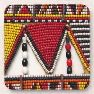 Dessous-de-verre Travail de perles tribal Maasai