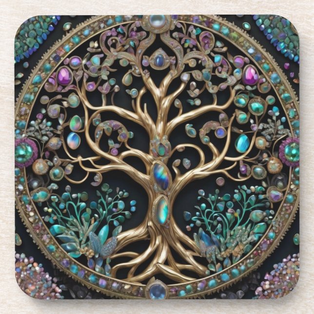 Dessous-de-verre Tree of Life (Devant)