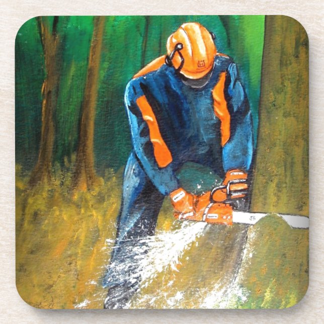 Dessous-de-verre Tree Surgeon Arborist Forester (Devant)