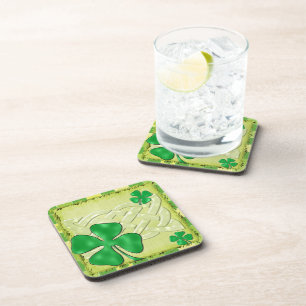 Dessous-de-verre Trèfle celtique 3D irlandais