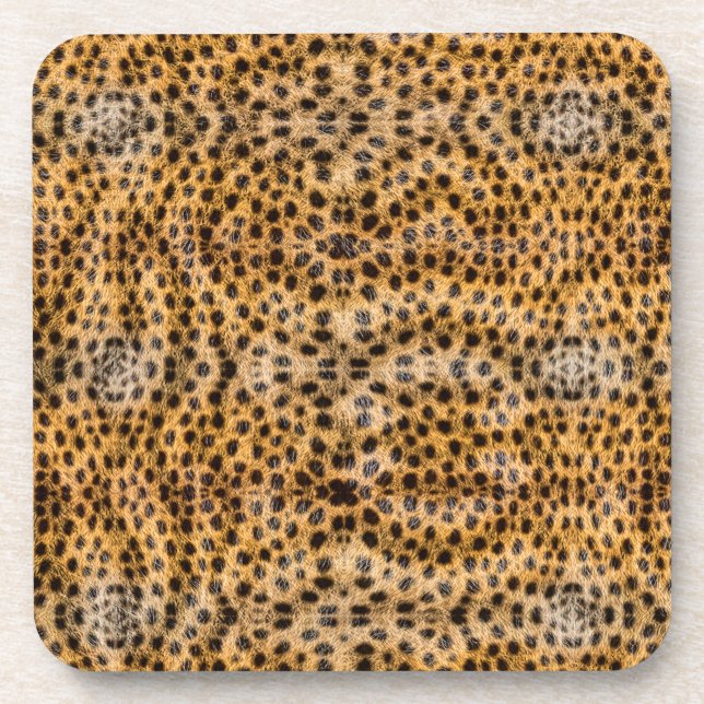 Dessous-de-verre Trendy Exotic Cheetah Fur Pattern Animal Print (Devant)