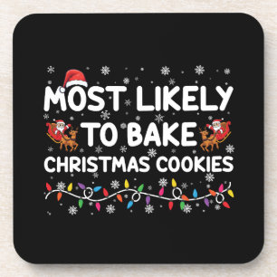 Dessous-de-verre Très Probable De Faire Cuire Des Cookies De Noël X