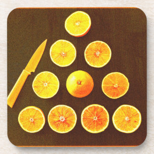 Dessous-de-verre "Triangle de demi-oranges" jolie photo. Commandez