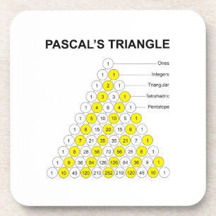 Dessous-de-verre Triangle de Pascal