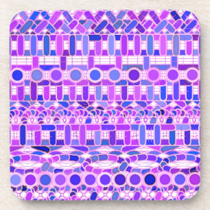 Dessous-de-verre Tribal Batik - nuances violet violet violet