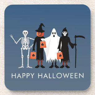 Dessous-de-verre Trick or Treaters Halloween
