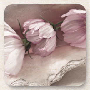 Dessous-de-verre Trois cosmos roses