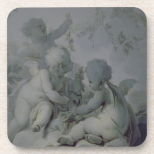 Dessous-de-verre Trois cupidons, c.1775