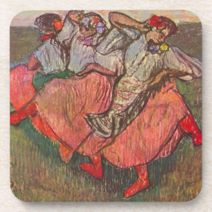 Dessous-de-verre Trois danseuses russes par Edgar Degas