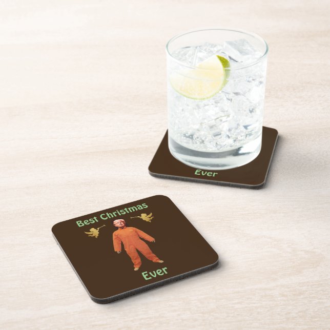 Dessous-de-verre Trump Prisonnier Beverage Coaster (Côté Droit)
