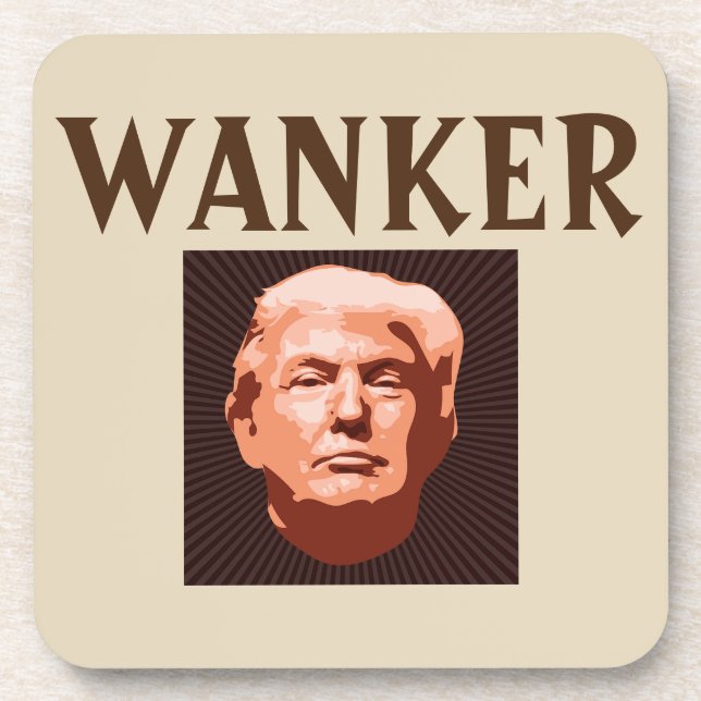 Dessous de verre Trump Wanker Boisson (Devant)
