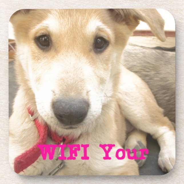 Dessous-de-verre Tu Devrais WIFI Ton Amour Tous Les Jours (Devant)