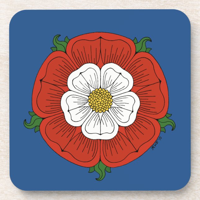 Dessous-de-verre Tudor Rose (Devant)