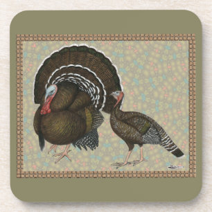 Dessous-de-verre Turkeys Standard Bronze Portrait