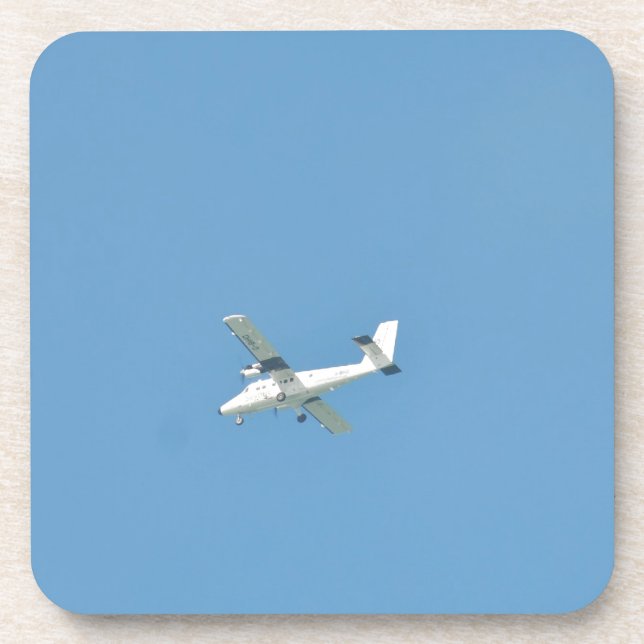 Dessous-de-verre Twin Otter en vol (Devant)
