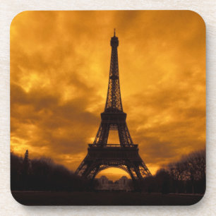 Dessous-de-verre UE, France, Paris. Tour Eiffel.