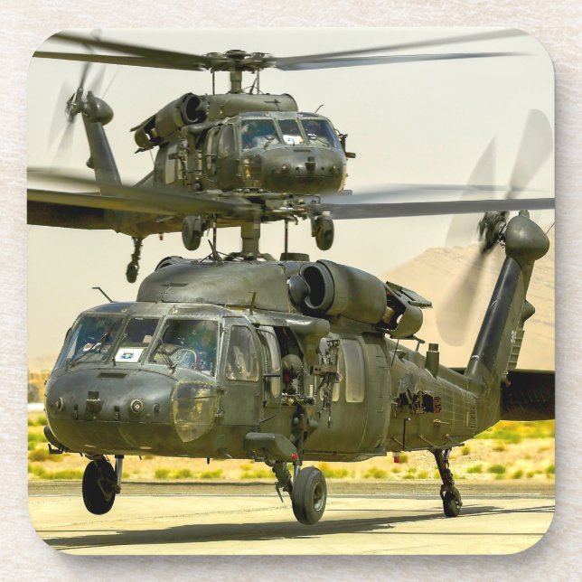 DESSOUS-DE-VERRE UH-60M BLACK HAWK (Devant)