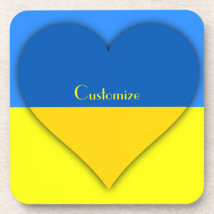 Dessous-de-verre Ukraine Drapeau bleu jaune Thunder_Cove