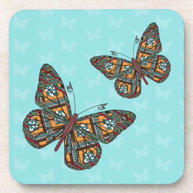 Dessous-de-verre Ukrainian Monarch Square Coaster (Devant)