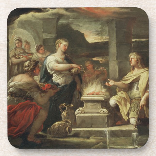 Dessous-de-verre Ulysse et calypso (Devant)