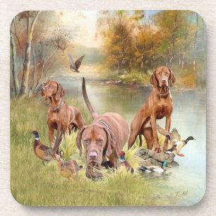 Dessous-de-verre Un aristocrate polyvalent dans la Vizsla hongroise