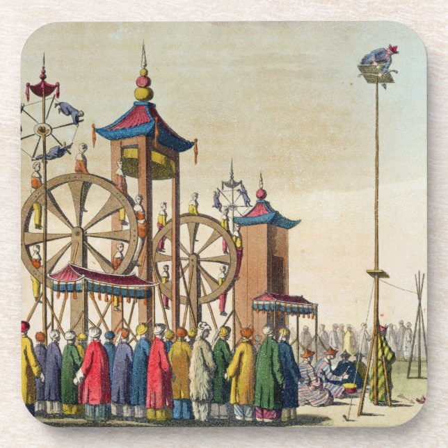 Dessous-de-verre Un cirque chinois, illustration de 'Le Costume An (Devant)