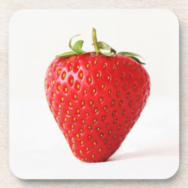 Dessous-de-verre Un coastère de fraise rouge (Devant)