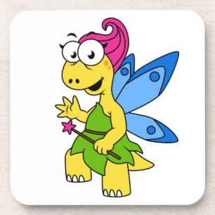 Dessous-de-verre Un Dessin Fairysaur Dinosaur.