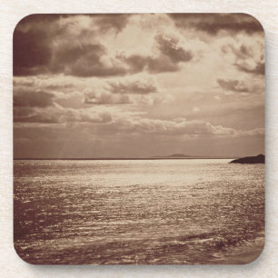 Dessous-de-verre Un effet du Sun, Normandie c.1857 (photo de sépia