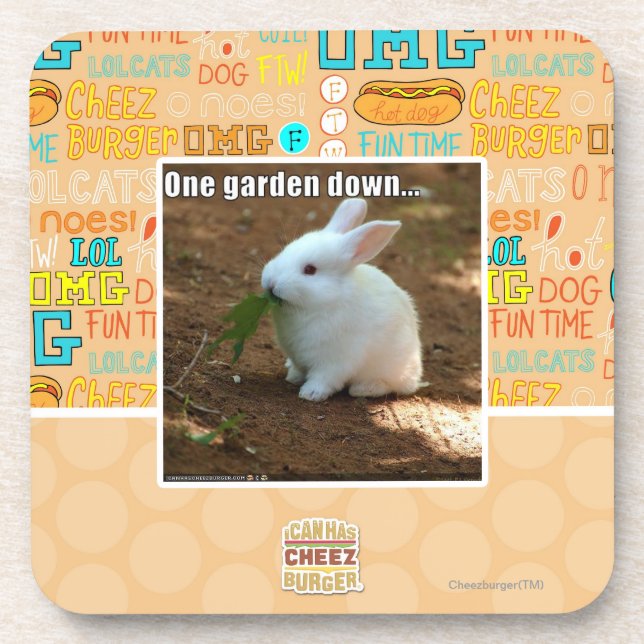 Dessous-de-verre Un jardin Down� (Devant)
