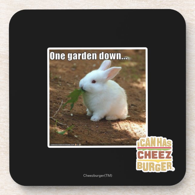 Dessous-de-verre Un jardin Down� (Devant)