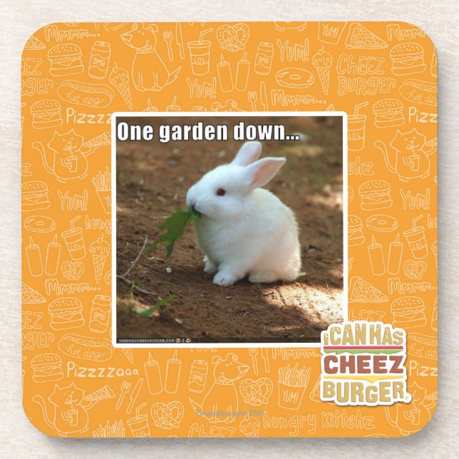 Dessous-de-verre Un jardin Down� (Devant)