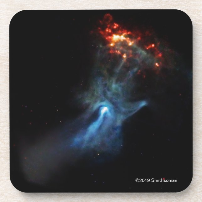 Dessous-de-verre Un jeune pulsar montre sa main (Devant)