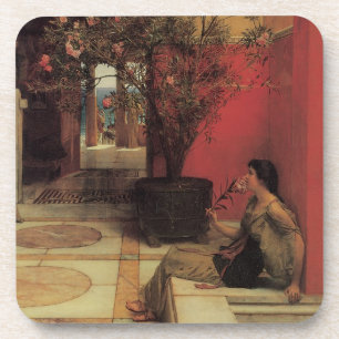 Dessous-de-verre Un Oleander par Alma Tadema, Fleurs Vintage