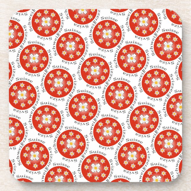 Dessous-de-verre Un soutien pour de vrais patriotes suisses (Devant)