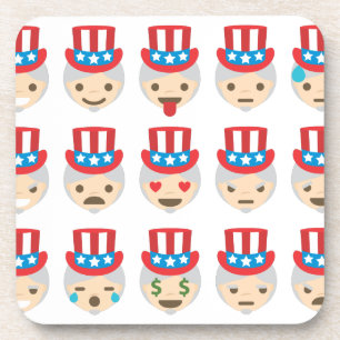 Dessous-de-verre uncle sam emoji