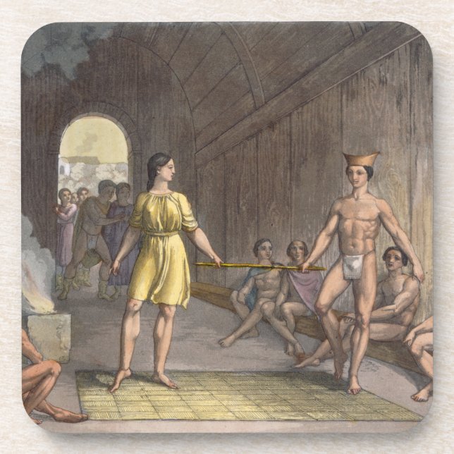 Dessous-de-verre Une cérémonie de mariage indienne canadienne, de (Devant)