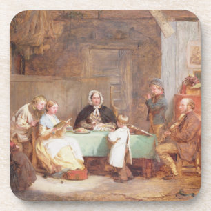 Dessous-de-verre Une soirée musicale (huile sur la toile) 2