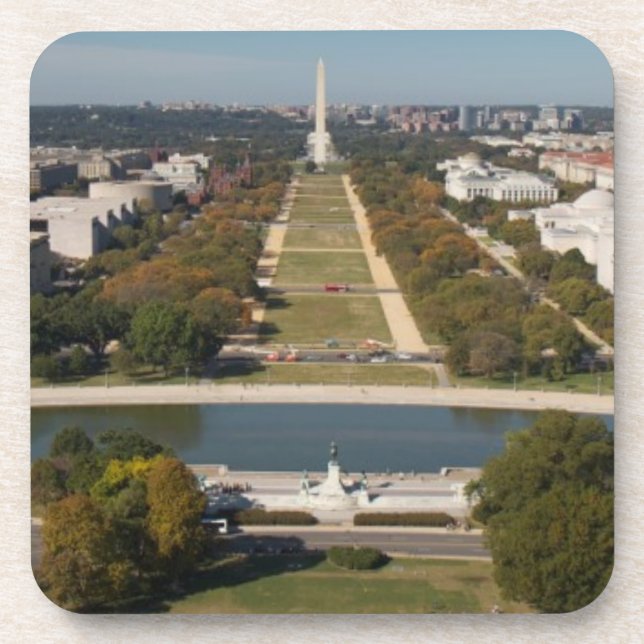Dessous-de-verre Une vue de paysage de Washington DC (Devant)