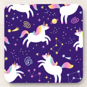 Dessous-de-verre Unicorn Fan Club motif Cute