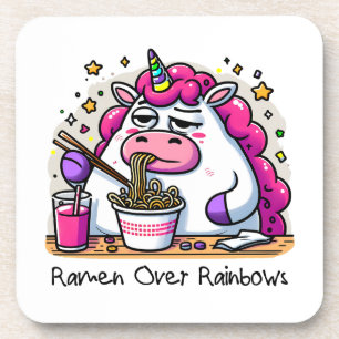 Dessous-de-verre Unicorne Manger Ramen