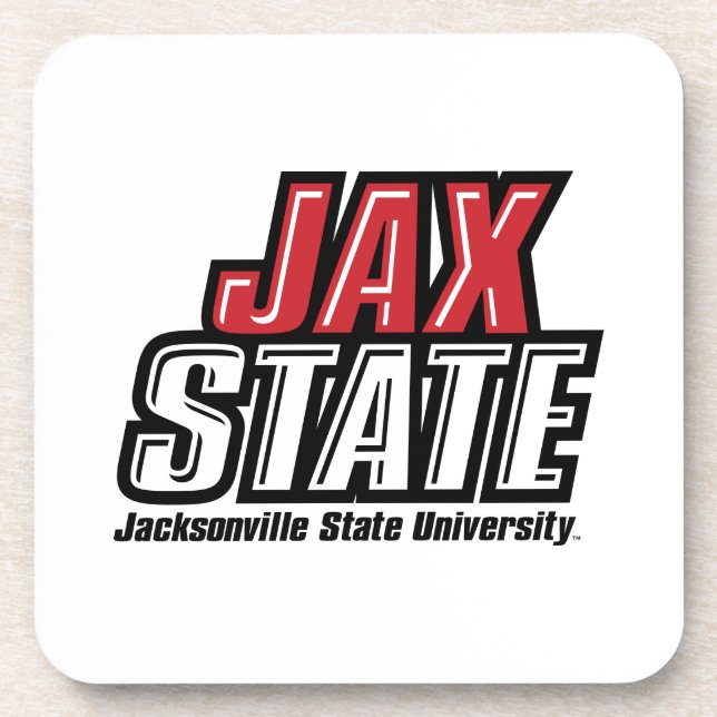 Dessous-de-verre Université d'État de Jacksonville JAX STATE Logo (Devant)