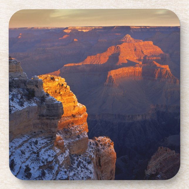 Dessous-de-verre USA, Arizona, Grand Canyon National Park, hiver (Devant)