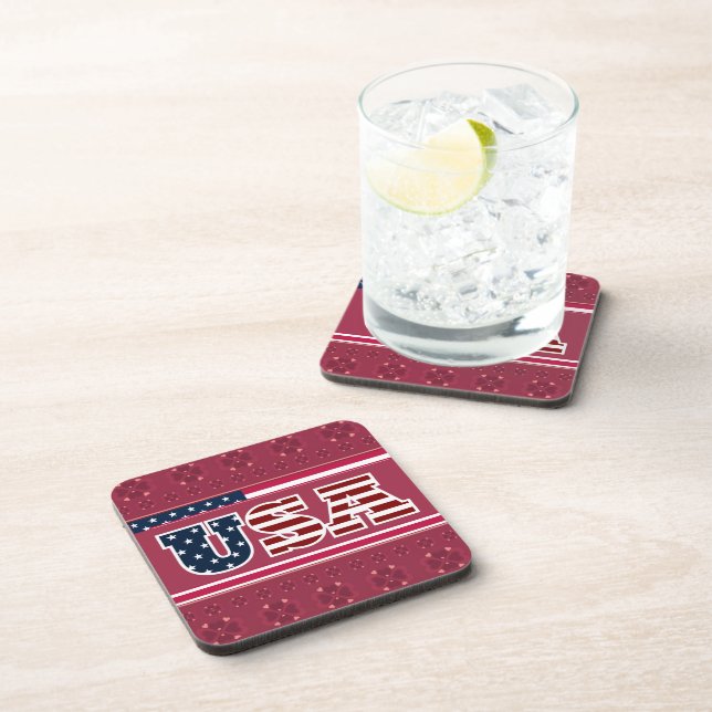 Dessous-de-verre USA Beverage Coaster (Côté Droit)