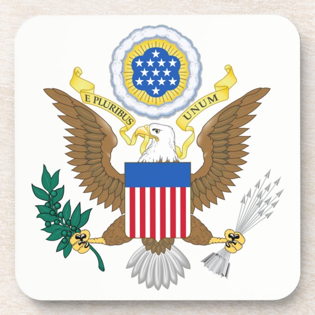 Dessous-de-verre USA Coat of Arms coastercn (Devant)