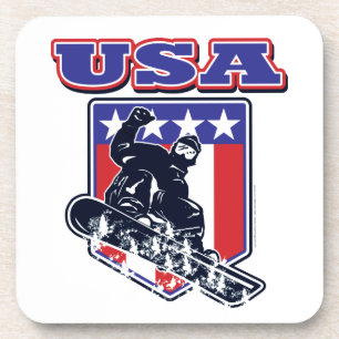 Dessous-de-verre USA Snowboarding
