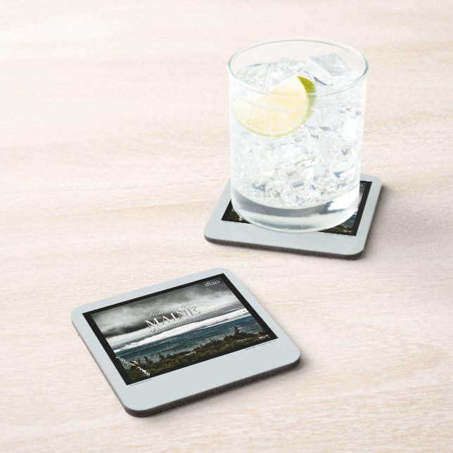 Dessous-de-verre Vacationland, Maine (Côté Droit)